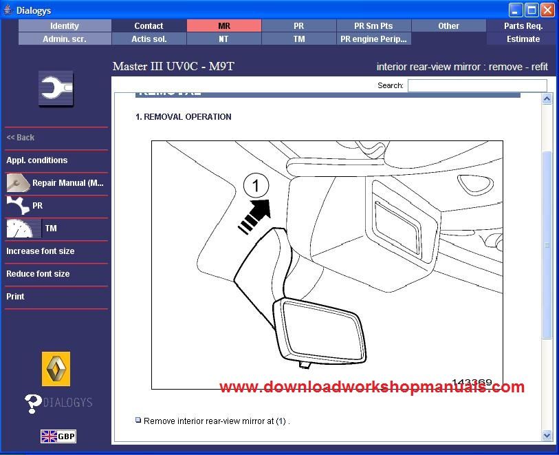 Renault Master Workshop Service Repair Manual Download